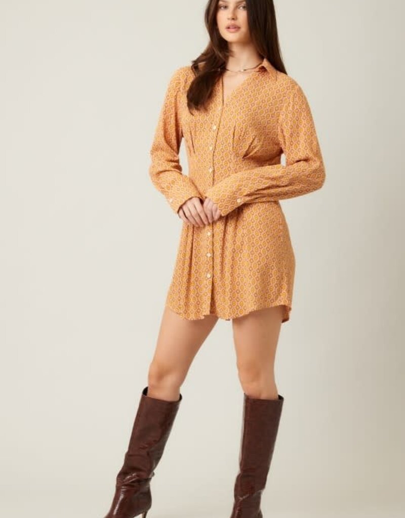 ILLA ILLA Copper Shirt Dress