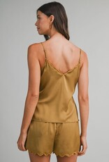 Mable Satin Lace Cami & Short Set