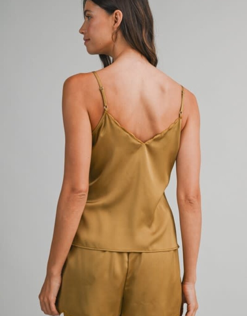 Mable Satin Lace Cami & Short Set