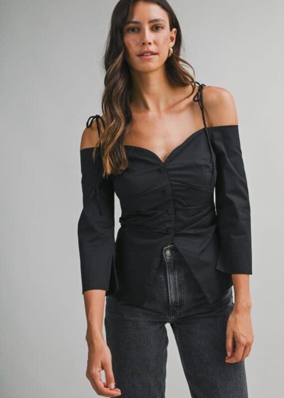 Mable Off Shoulder Fitted Top