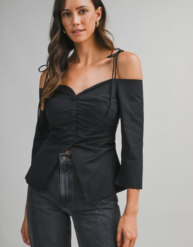 Mable Off Shoulder Fitted Top