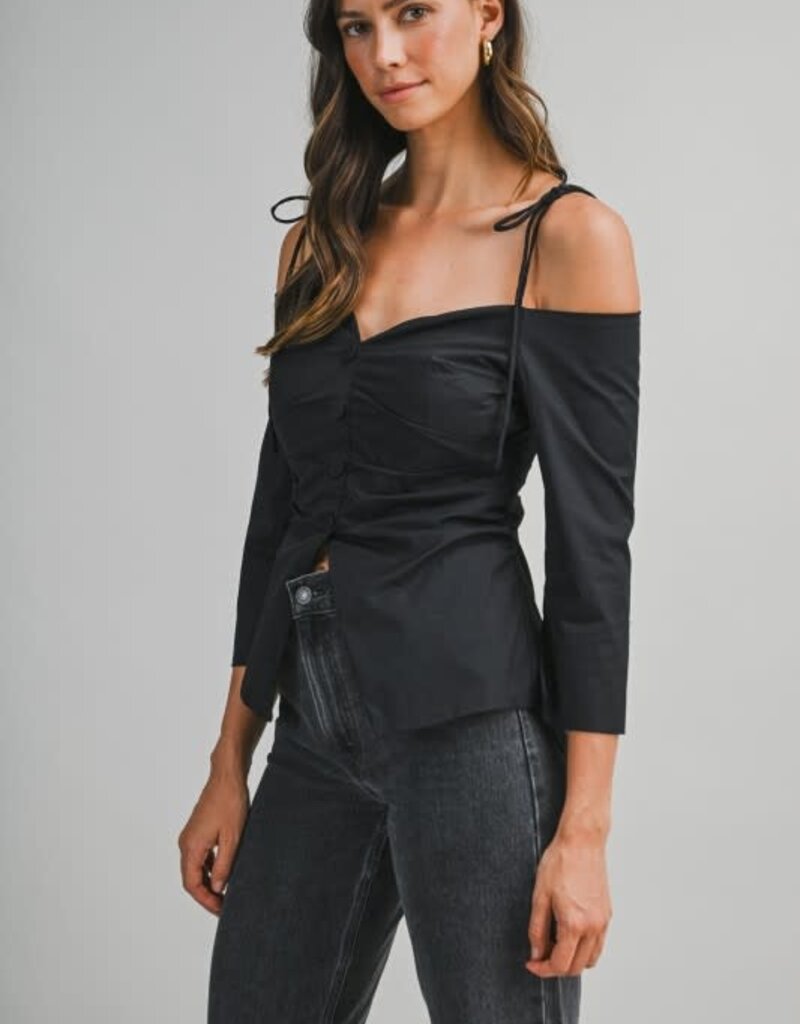 Mable Off Shoulder Fitted Top