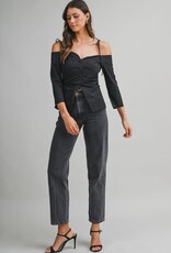 Mable Off Shoulder Fitted Top