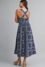 Mable Bandana Print Midi Dress