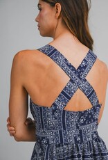 Mable Bandana Print Midi Dress