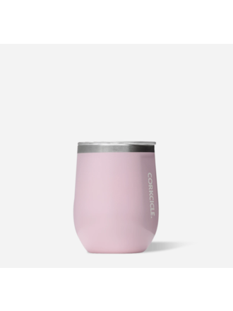 CORKCICLE CORKCICLE STEMLESS 12oz ROSE QUARTZ WINE CUP CORKCICLE CORKCICLE STEMLESS 12oz ROSE QUARTZ WINE CUP