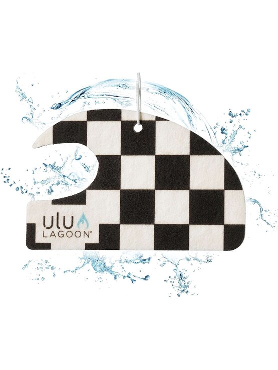 ULU LAGOON Ulu Lagoon Black/White Checker Air Freshener