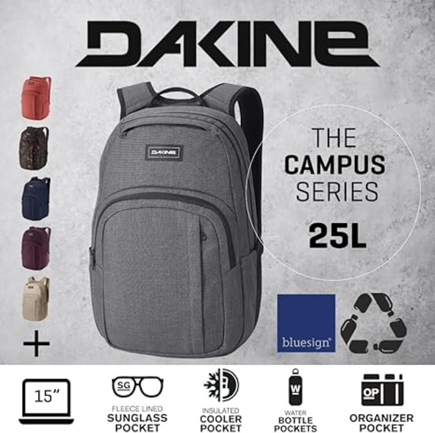 Dakine Campus M Backpack - 25L – Cleanline Surf