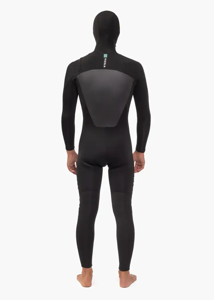 VISSLA 7 SEAS 5-4-3 FULL HOODED CHEST ZIP WETSUIT