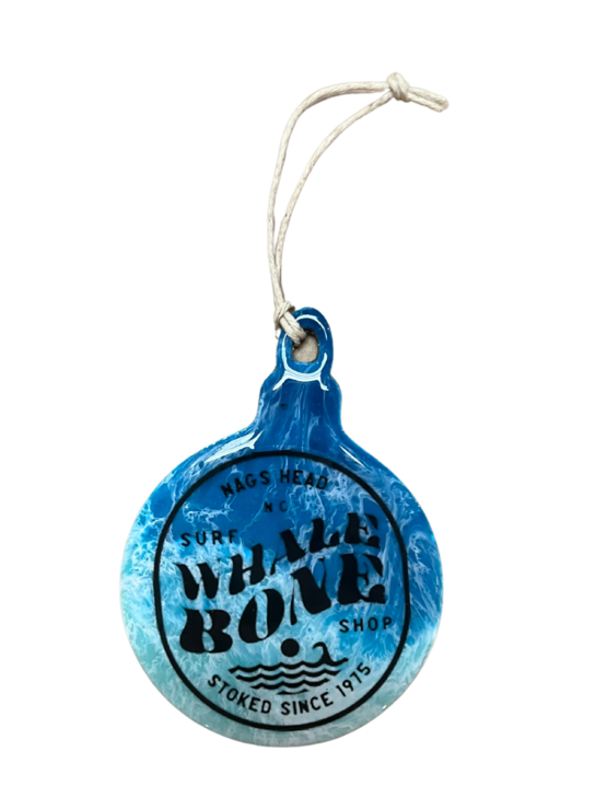Resin Whalebone Circle Ornament