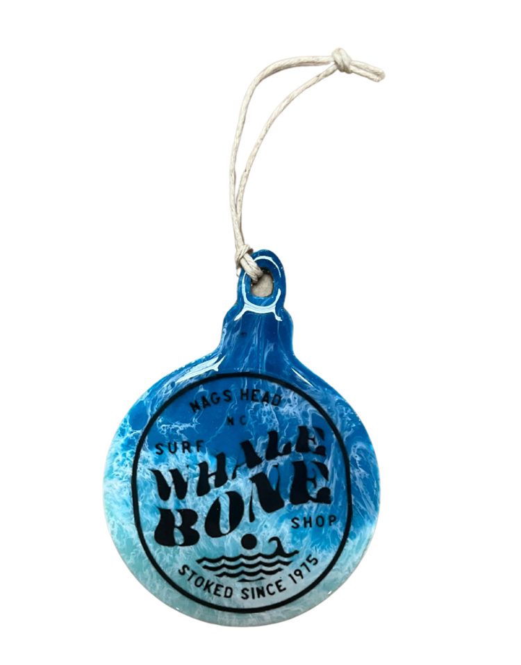 RESIN WHALEBONE CIRCLE ORNAMENT