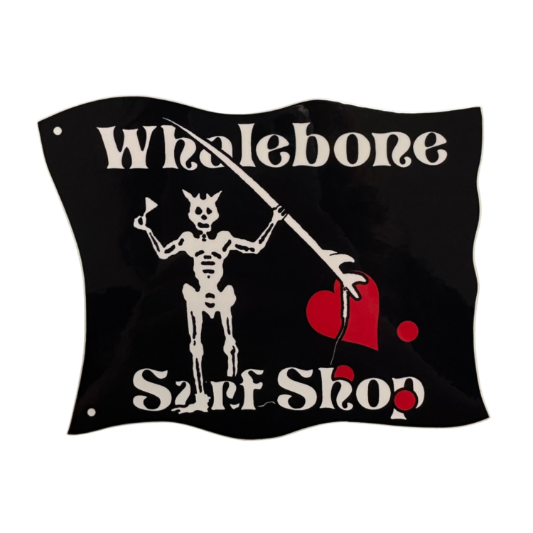 WHALEBONE LOGO BLACKBEARD LOGO 5X4 IN LOGO STICKER