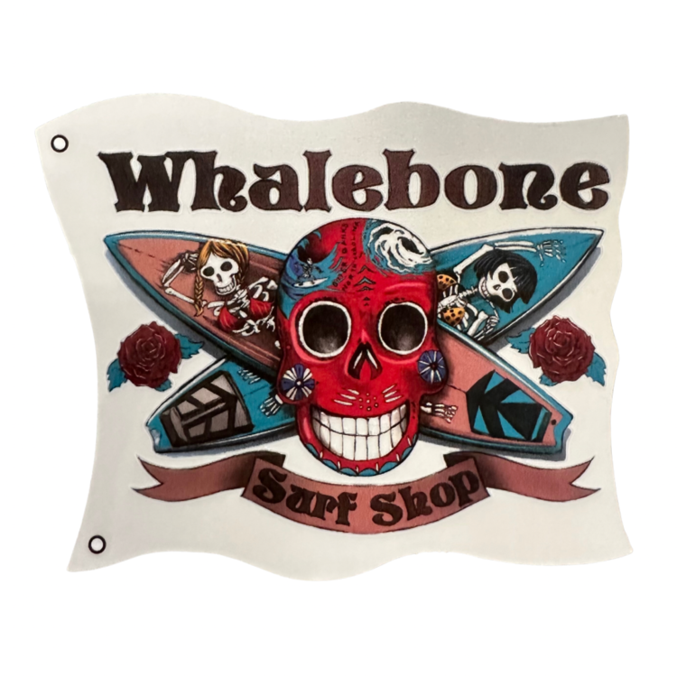 WHALEBONE LOGO DAY OF THE DEAD 4x3 in STICKER