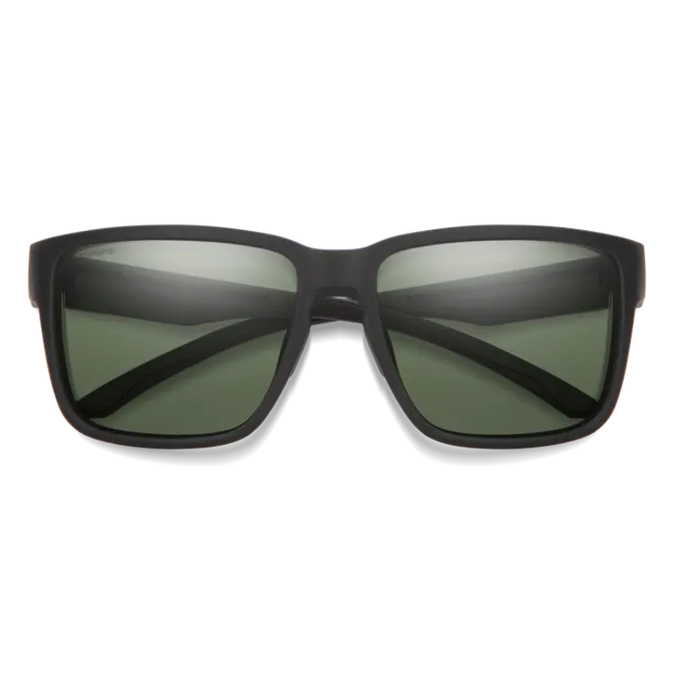 SMITH EMERGE MATTE BLACK + CHROMAPOP POLARIZED GRAY  GREEN LENS