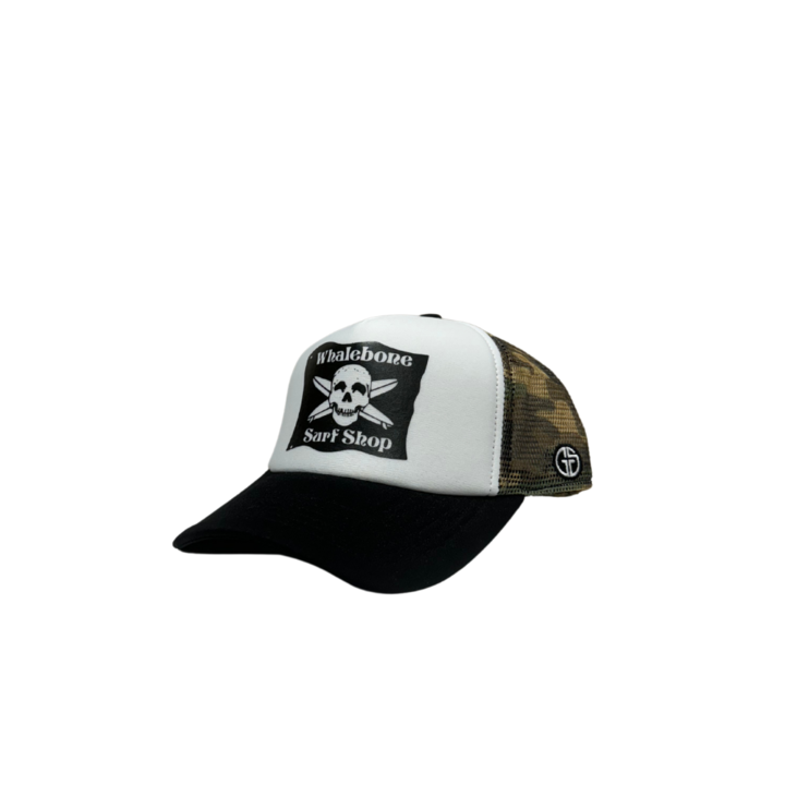 EMBROIDERED FLAG 115 TRUCKER HAT - Whalebone Surf Shop