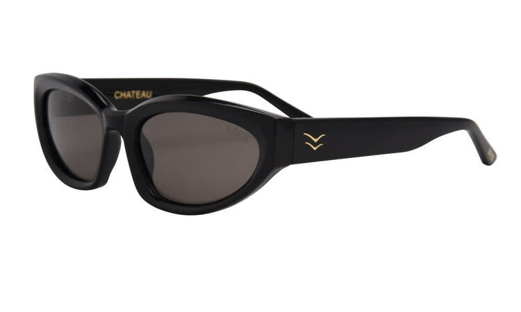 I-SEA CHATEAU BLACK / SMOKE POLARIZED LENS