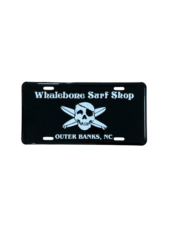 WHALEBONE LOGO Whalebone Surf Shop License Plate