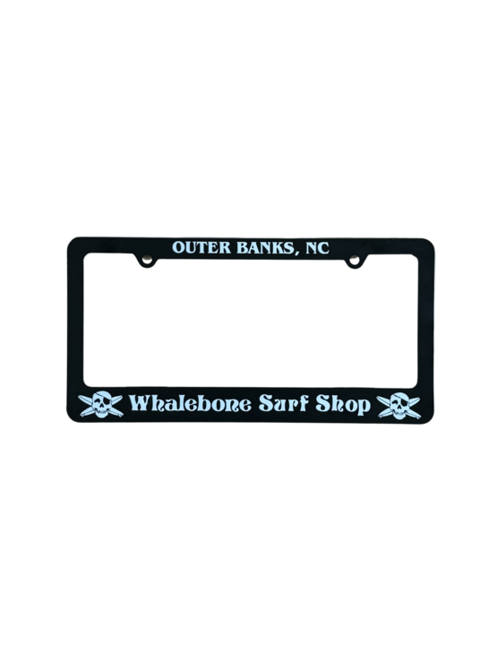 WHALEBONE LOGO License Plate Frame