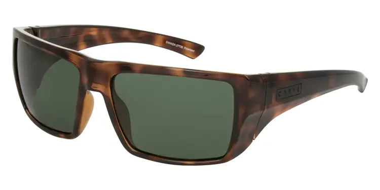 CARVE EYEWEAR SANADA GLOSS MUTED TORT GREEN INJECTED POLARIZED