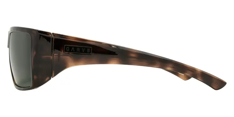CARVE EYEWEAR SANADA GLOSS MUTED TORT GREEN INJECTED POLARIZED