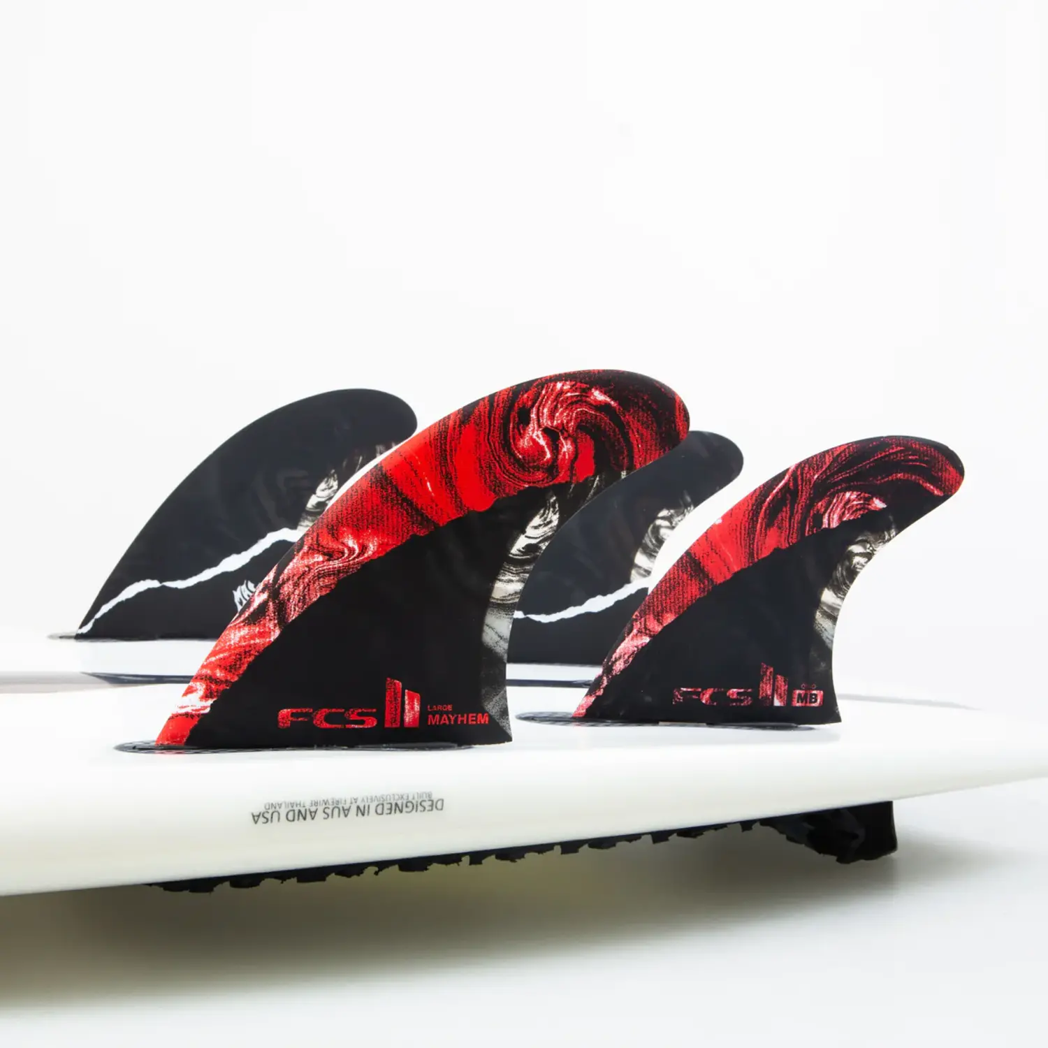 福袋セール RED LARGE CARBON PC MB II FCS TRI-QUAD Surf Whalebone - FINS FCSフィン