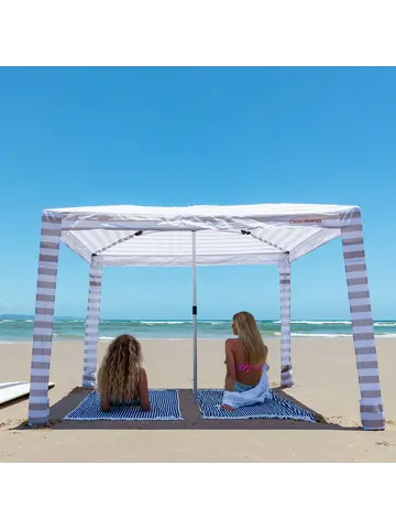 COOL CABANA Beige Stripe Large