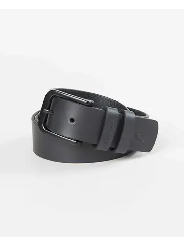 RIP CURL Cut Down Leather Belt - Black