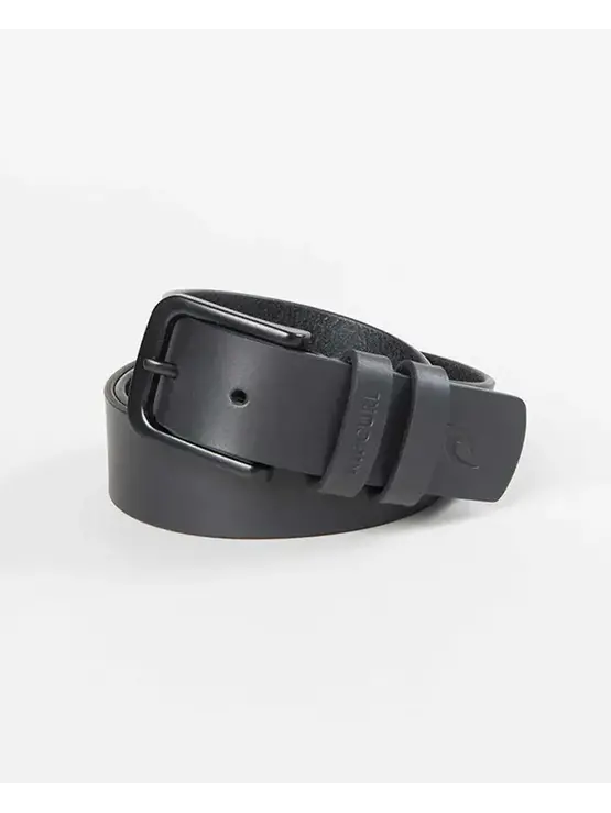 RIP CURL Cut Down Leather Belt - Black