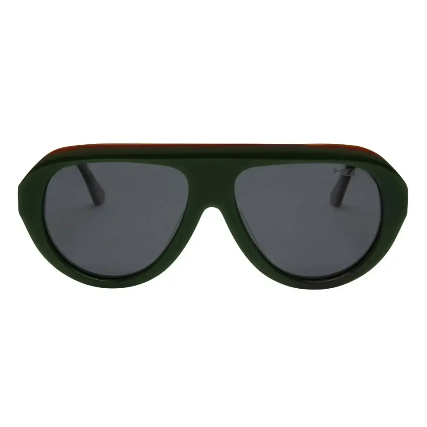 I-SEA Airen Sun Embellished Sunglasses ISEA ASPEN HGRN/SMOKE POLAR LENS - Whalebone Surf Shop main image 2