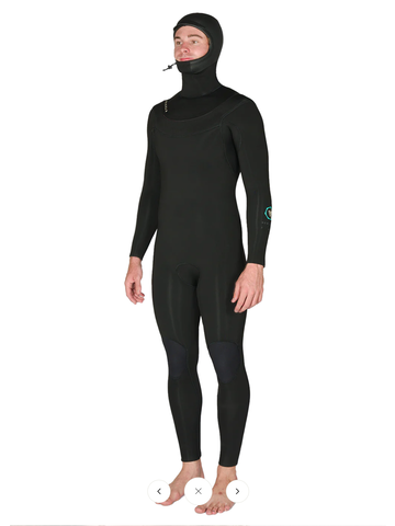 VISSLA New Seas 4-3 Hooded U-Zip Wetsuit