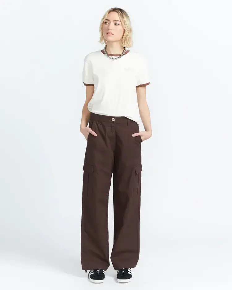 VOLCOM CARGSTONE PANTS - DARK CHOCOLATE