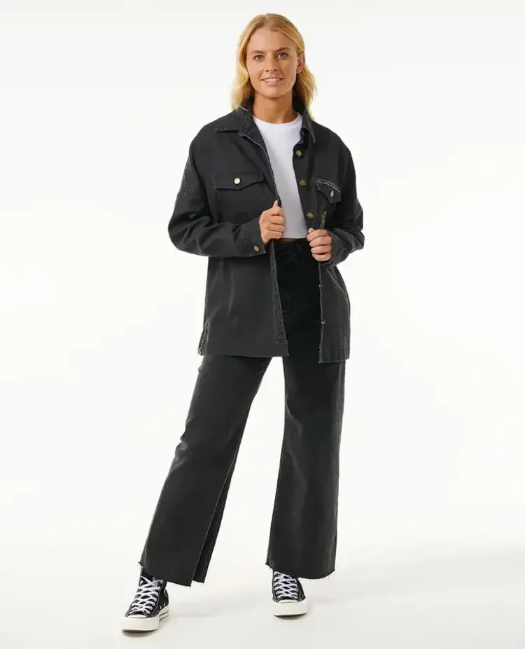 RIP CURL SOLEIL EMBROIDERED DENIM JACKET