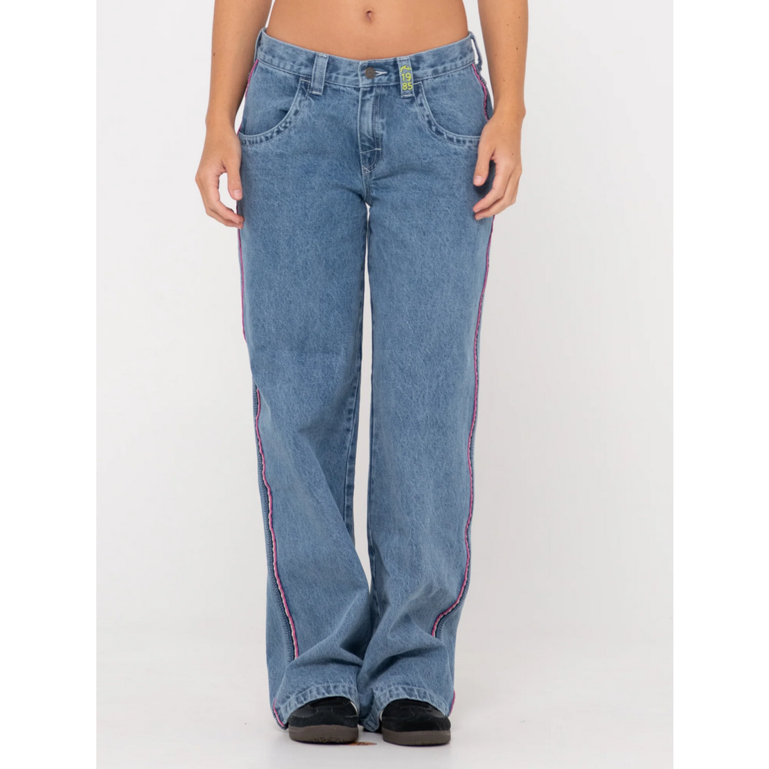 RUSTY 424 LOW RISE SUPER BAGGY DENIM PANT - Whalebone Surf Shop RUSTY 424 LOW RISE SUPER BAGGY DENIM PANT - Whalebone Surf Shop