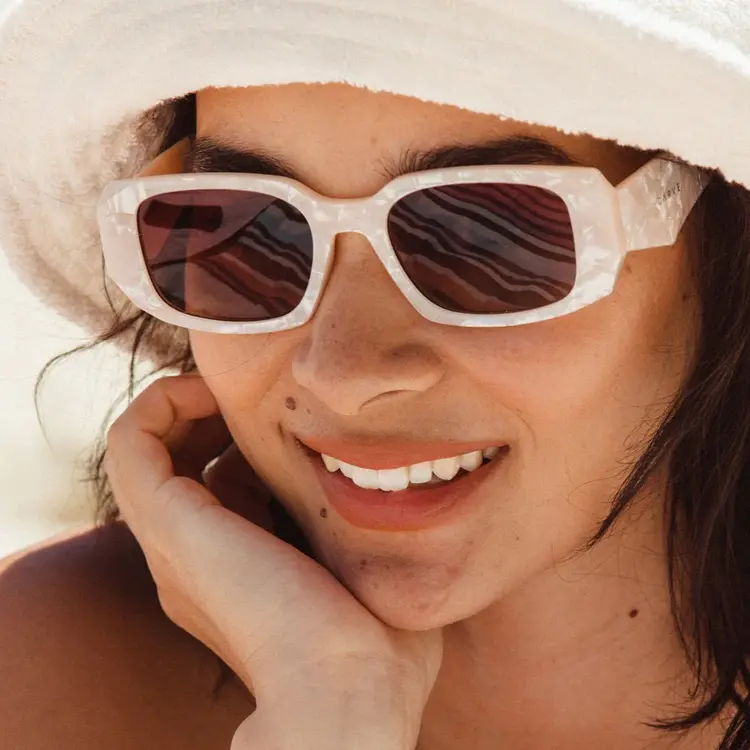 CARVE EYEWEAR MILAN CREAMY QUARTZ BROWN GRADIENT LENS