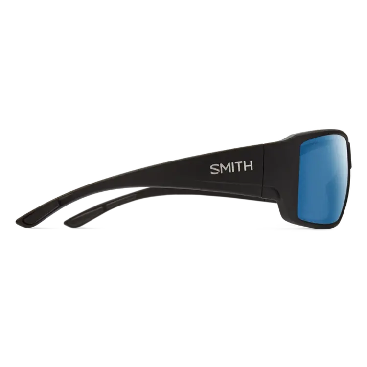 SMITH GUIDE'S CHOICE MATTE BLACK + CHROMAPOP POLARIZED BLUE MIRROR LENS