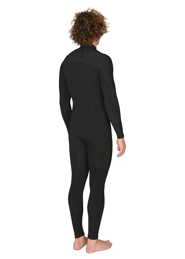 VISSLA 7 SEAS 4-3 FULL CHEST ZIP WETSUIT - TONAL LOGOS