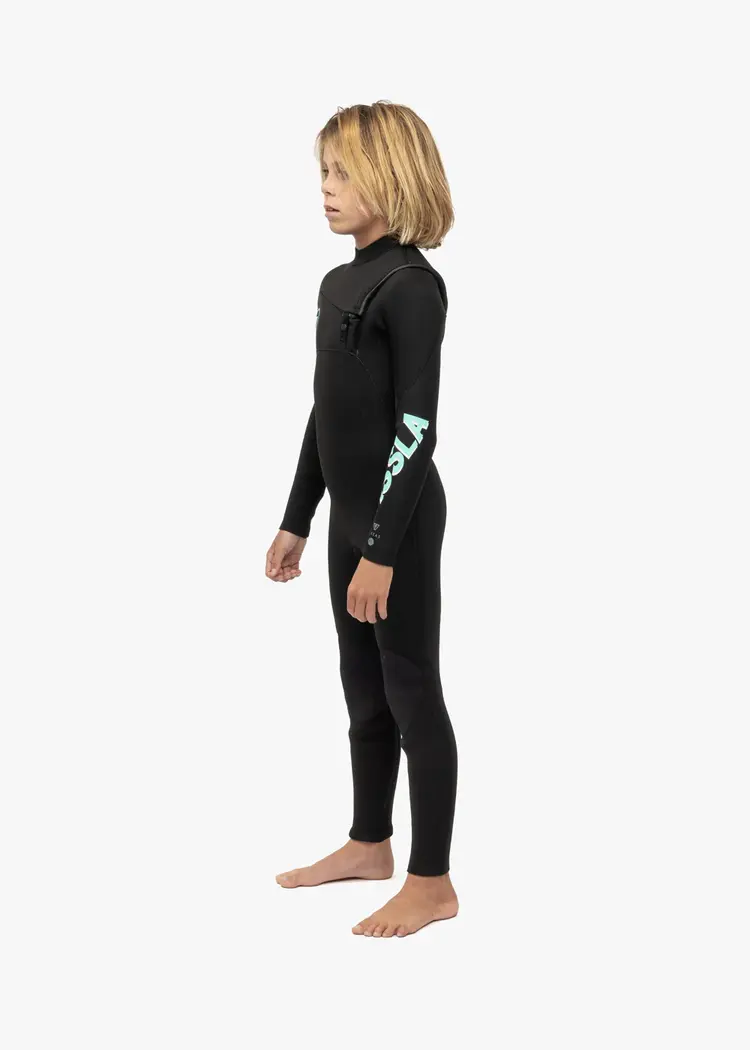 VISSLA 7 SEAS 4-3 FULL CHEST ZIP WETSUIT (SIZE 8)