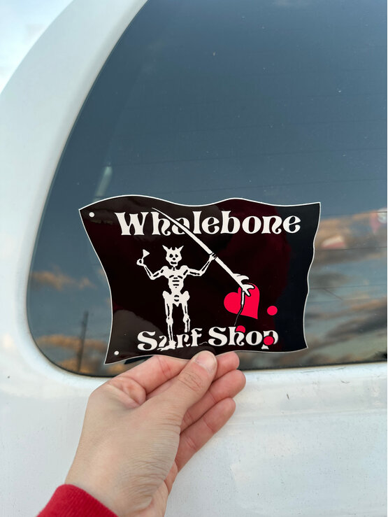 WHALEBONE LOGO Blackbeard Logo Sticker - Multiple Sizes!