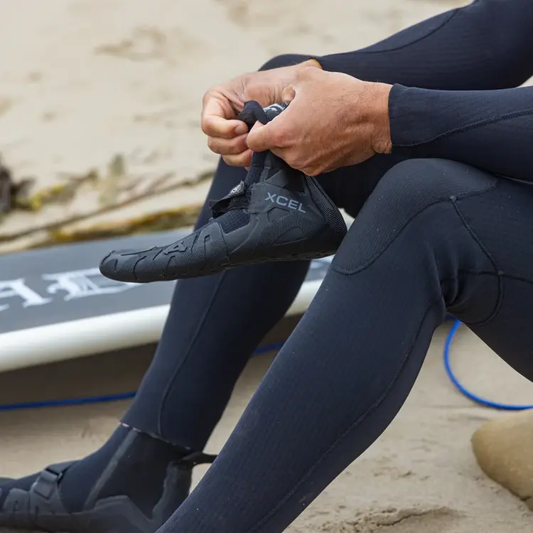 XCEL MEN'S DRYLOCK SPLIT TOE BOOT 3MM - BLACK