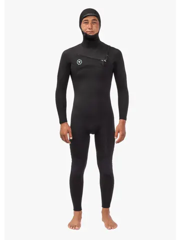 VISSLA 7 Seas 4-3 Full Hooded Chest Zip Wetsuit