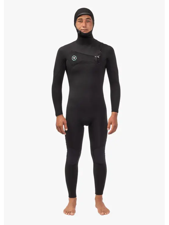 VISSLA 7 Seas 4-3 Full Hooded Chest Zip Wetsuit