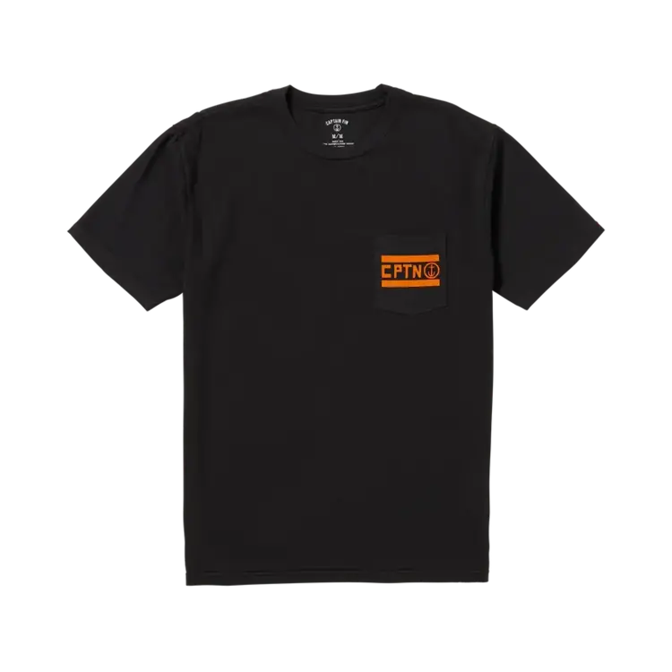 CAPTAIN FIN NOBODY SURFS SHORT SLEEVE POCKET TEE