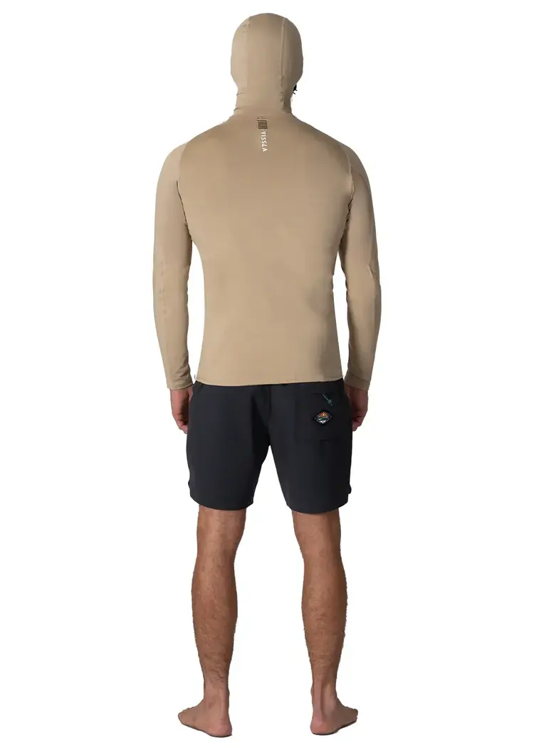 VISSLA WARM SEAS ECO HOODED LONG SLEEVE RASH GUARD