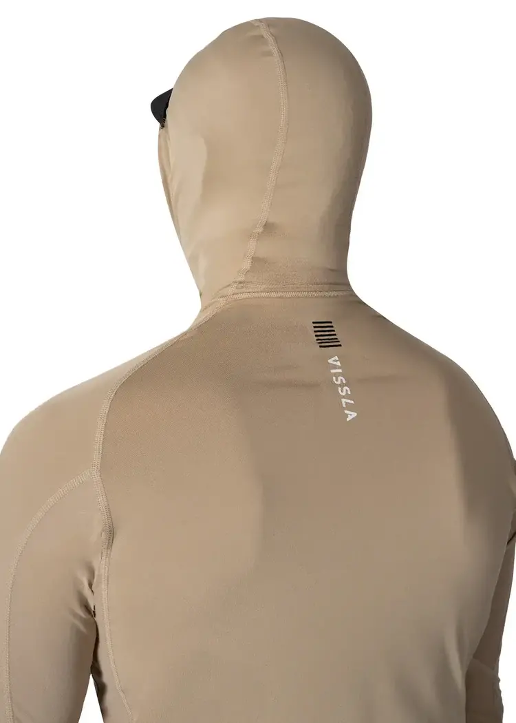 VISSLA WARM SEAS ECO HOODED LONG SLEEVE RASH GUARD