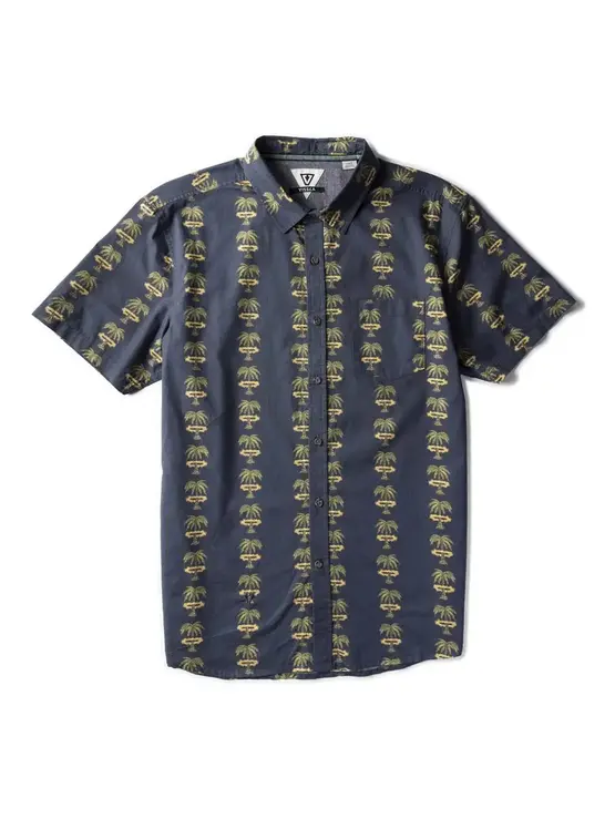 VISSLA Atomic Palms Eco Boys Short Sleeve Shirt
