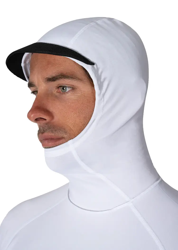 VISSLA WARM SEAS ECO HOODED LONG SLEEVE RASH GUARD