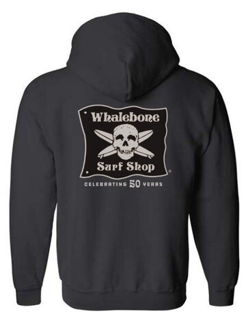 WHALEBONE LOGO Celebrating 50 Zip Up Hoodie