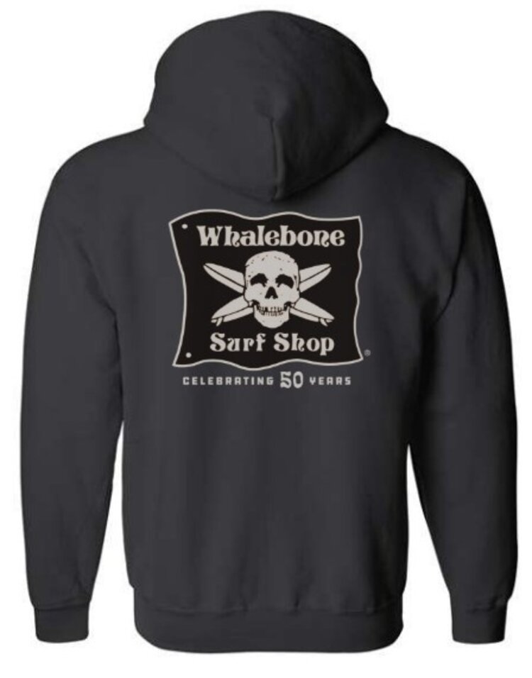 WHALEBONE LOGO Celebrating 50 Zip Up Hoodie