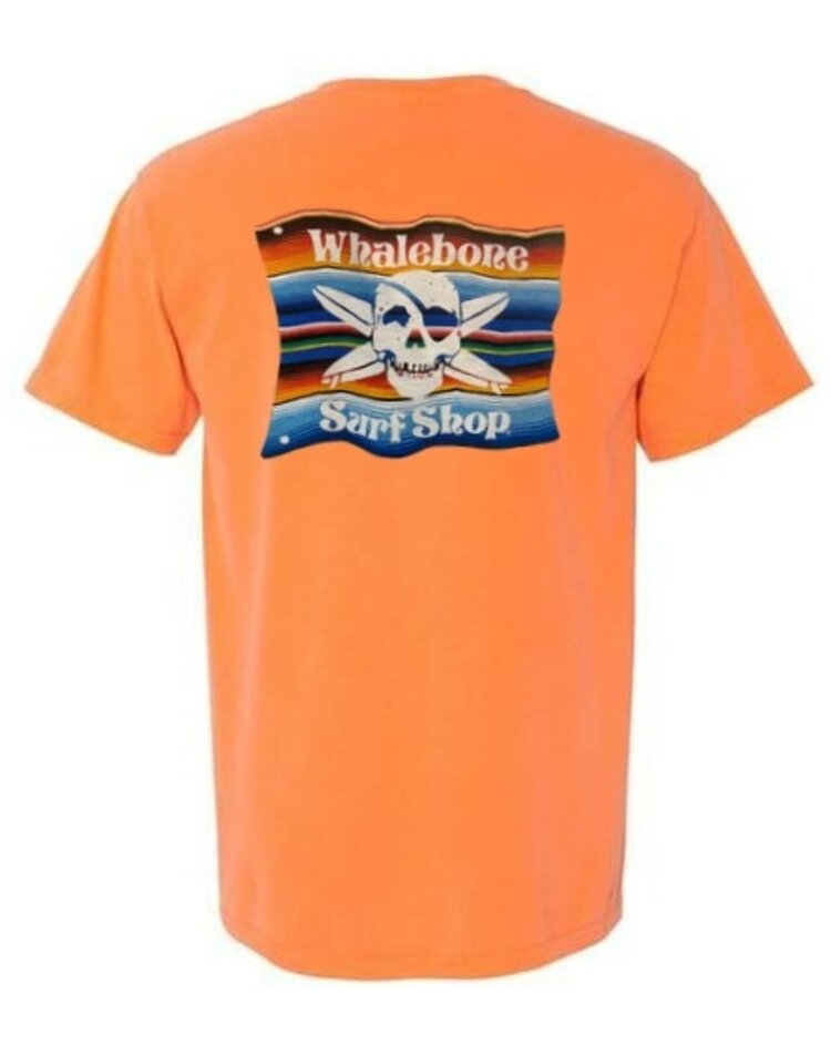 WHALEBONE LOGO MEXICAN BLANKET SHORT SLEEVE TEE