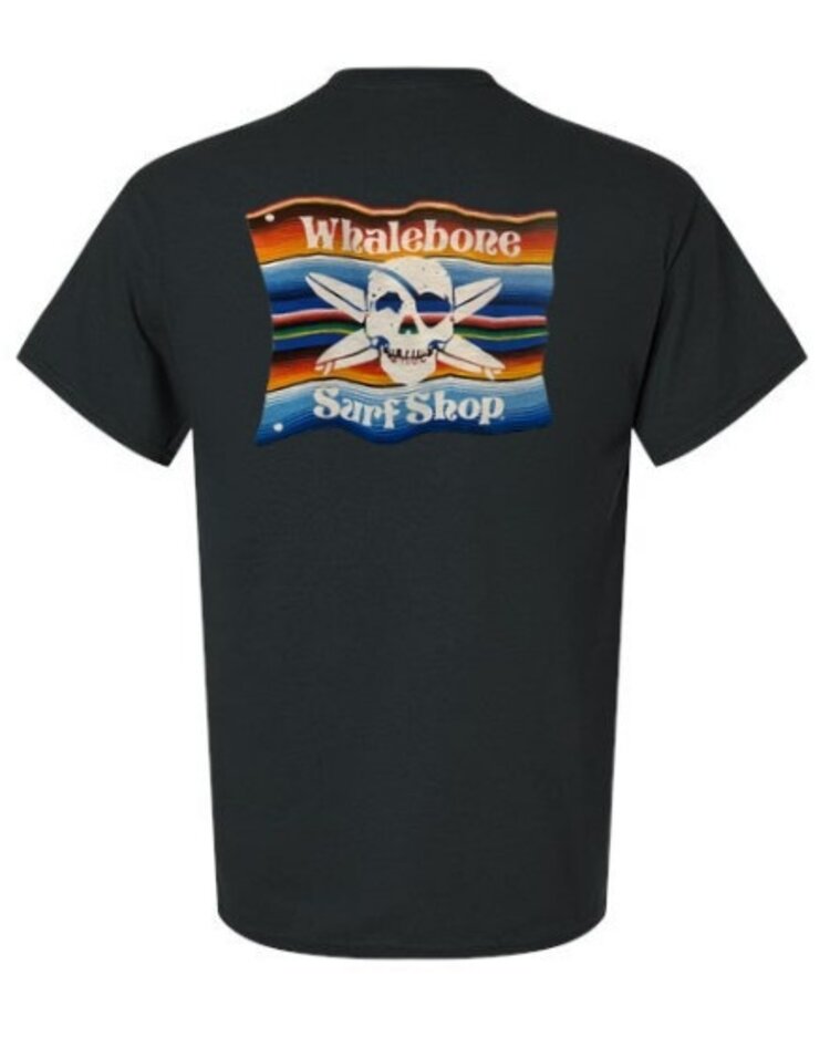 WHALEBONE LOGO MEXICAN BLANKET SHORT SLEEVE TEE